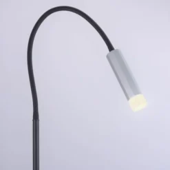 Neuhaus PURE® LED Stehleuchte PURE Gemin, aluminium gebürstet, Schnurschalter