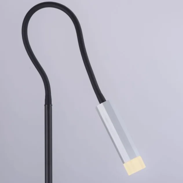 Neuhaus PURE® LED Stehleuchte PURE Gemin, aluminium gebürstet, Schnurschalter