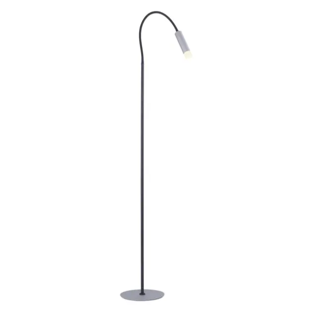 Neuhaus PURE® LED Stehleuchte PURE Gemin, aluminium gebürstet, Schnurschalter