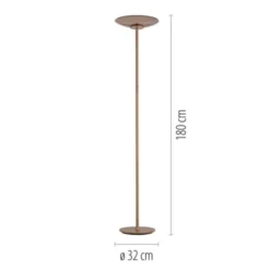 Neuhaus PURE® LED Stehleuchte Pure Moon bronce Touchdimmer