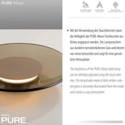 Neuhaus PURE® LED Tischleuchte Pure Moon bronce
