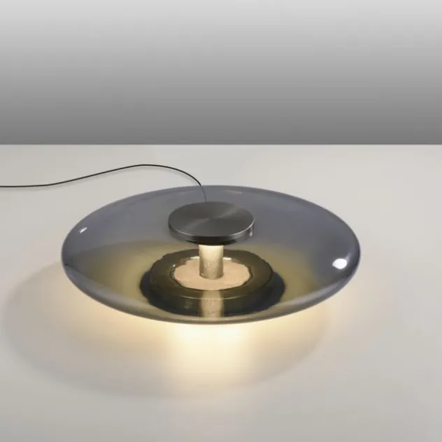 Neuhaus PURE® LED Tischleuchte PURE Vitrum platin (grau)