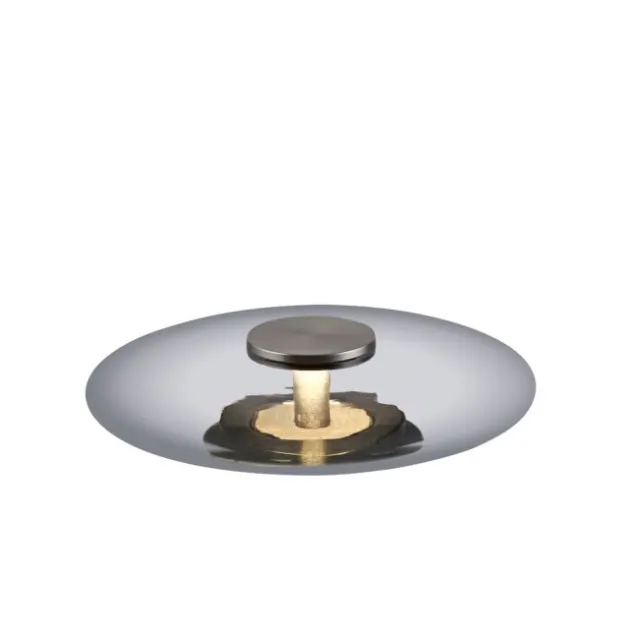 Neuhaus PURE® LED Tischleuchte PURE Vitrum platin (grau)