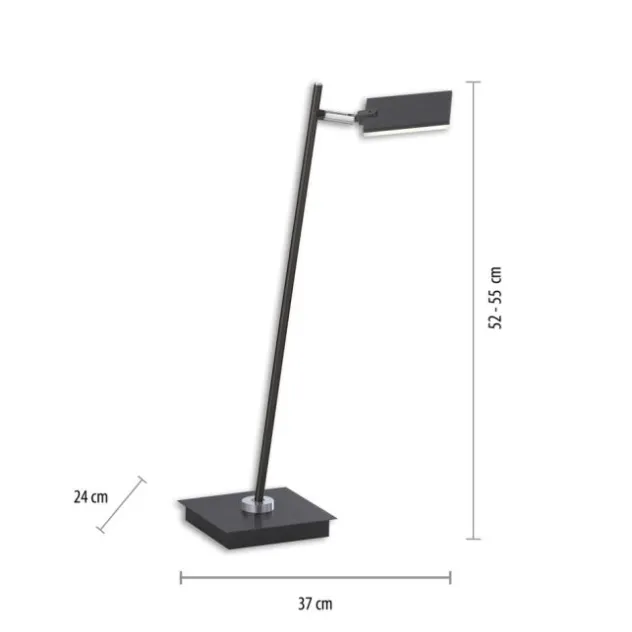Neuhaus PURE® LED Tischleuchte PURE Mira, anthrazit