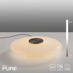 Neuhaus PURE® LED Tischleuchte PURE Vitrum, dark-metal-brown