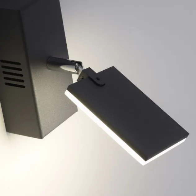 Neuhaus PURE® LED Wandleuchte PURE Mira black pearl 1 flammig drehbar dimmbar