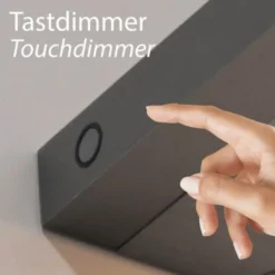 Neuhaus PURE® LED Wandleuchte PURE Puro platin Touchdimmer
