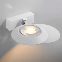 Neuhaus PURE® LED Wandleuchte PURE Oculis, snow, dimmbar, dreh+schwenkbar