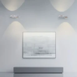 Neuhaus PURE® LED Wandleuchte PURE Oculis, snow, dimmbar, dreh+schwenkbar