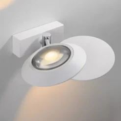Neuhaus PURE® LED Wandleuchte PURE Oculis, snow, dimmbar, dreh+schwenkbar