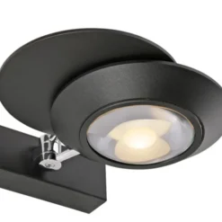 Neuhaus PURE® LED Wandleuchte PURE Oculis, black pearl, dimmbar, dreh+schwenkbar
