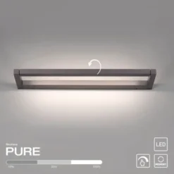 Neuhaus PURE® LED Wandleuchte PURE Puro platin drehbar dimmbar