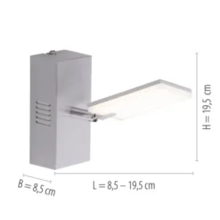 Neuhaus PURE® LED Wandleuchte PURE Mira, diamond (alu), drehbar,dimmbar