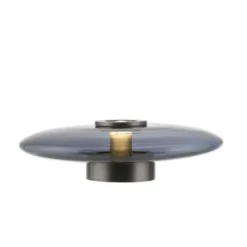 Neuhaus PURE® LED Wand- und Deckenleuchte PURE Vitrum, platin (grau), Rauchglas