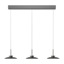Neuhaus PURE® Pendelleuchte PURE Moon platin (grau) höhenverstellbar 3-flammig