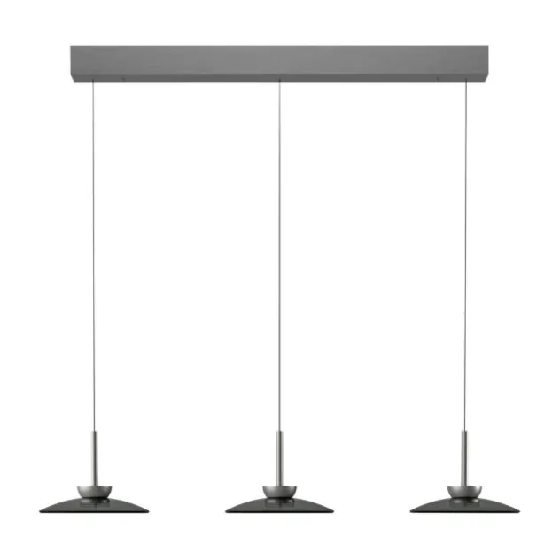 Neuhaus PURE® Pendelleuchte PURE Moon platin (grau) höhenverstellbar 3-flammig
