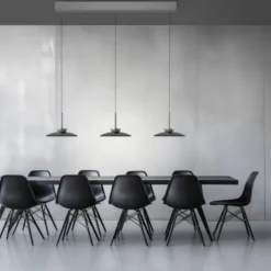 Neuhaus PURE® Pendelleuchte PURE Moon platin (grau) höhenverstellbar 3-flammig