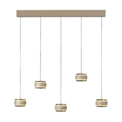 Neuhaus PURE® Pendelleuchte PURE Falling Rings,bronce/dark chrome