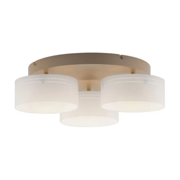 Paul Neuhaus LED Deckenleuchte MARIKA, sand, 3 flammig