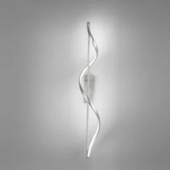 Paul Neuhaus LED Deckenleuchte Q-SWING silber dimmbar Smar Home