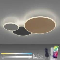 Paul Neuhaus LED Deckenleuchte Q-PIATO mehrfarbig 3 flamig rund Smart Home