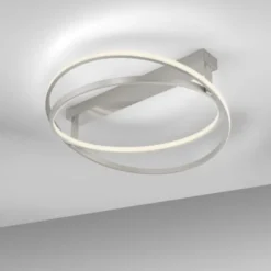 Paul Neuhaus LED Deckenleuchte Q-BELUGA silber dimmbar Smart Home
