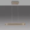 Paul Neuhaus LED Pendelleuchte Q-STRETTO, bronce
