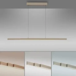 Paul Neuhaus LED Pendelleuchte ADRIANA, Comfort Lift, bronce