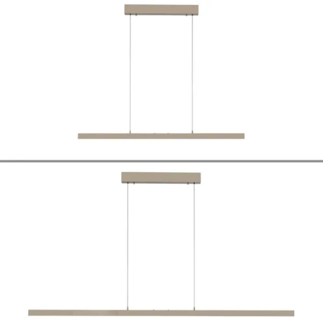 Paul Neuhaus LED Pendelleuchte ADRIANA, Comfort Lift, bronce