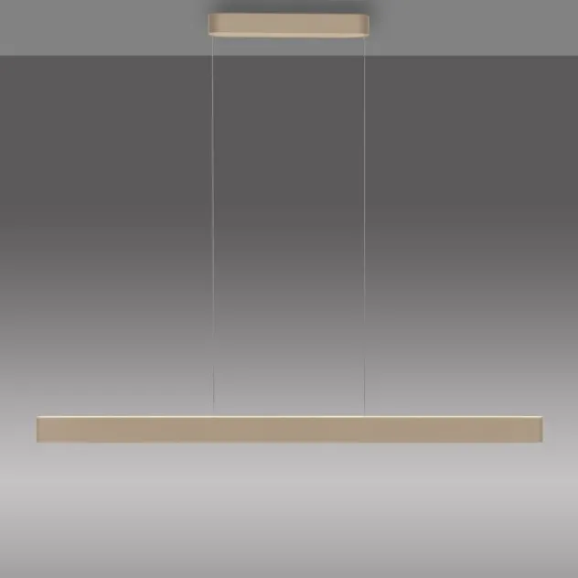Paul Neuhaus LED Pendelleuchte Q-STRETTO, bronce,