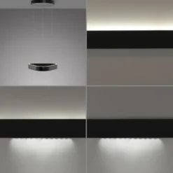Paul Neuhaus LED Pendelleuchte Q-STRETTO, schwarz,