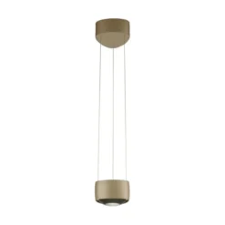 Paul Neuhaus LED Pendelleuchte Q-STRETTO, bronce, dimmbar, Fernbedienung
