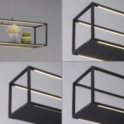 Paul Neuhaus LED Pendelleuchte CONNI schwarz, Deko Fläche