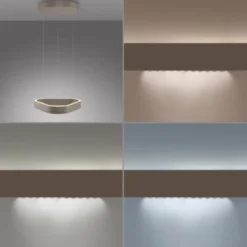 Paul Neuhaus LED Pendelleuchte Q-STRETTO, bronce