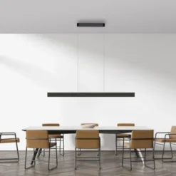 Paul Neuhaus LED Pendelleuchte Q-STRETTO, schwarz,