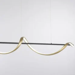 Paul Neuhaus LED Pendelleuchte Q-SWING anthrazit messing matt Smart Home