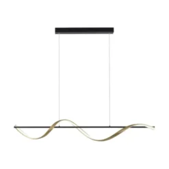 Paul Neuhaus LED Pendelleuchte Q-SWING anthrazit messing matt Smart Home
