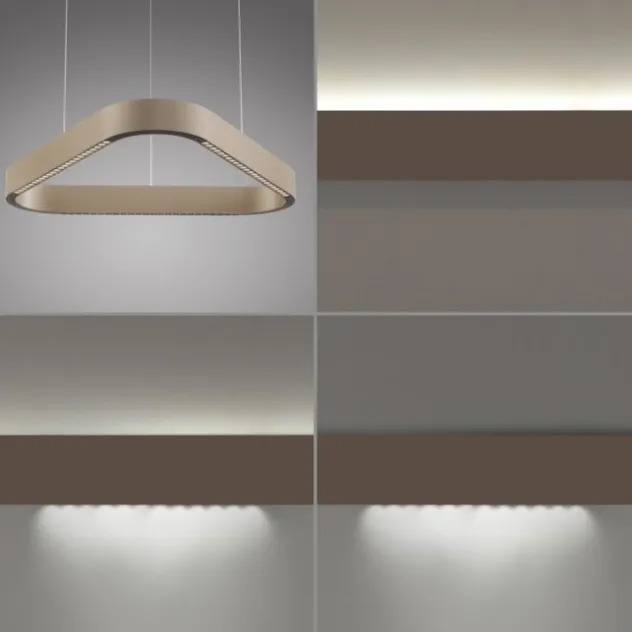 Paul Neuhaus LED Pendelleuchte Q-STRETTO, bronce,