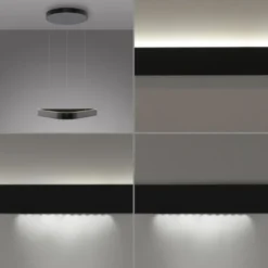 Paul Neuhaus LED Pendelleuchte Q-STRETTO, schwarz,