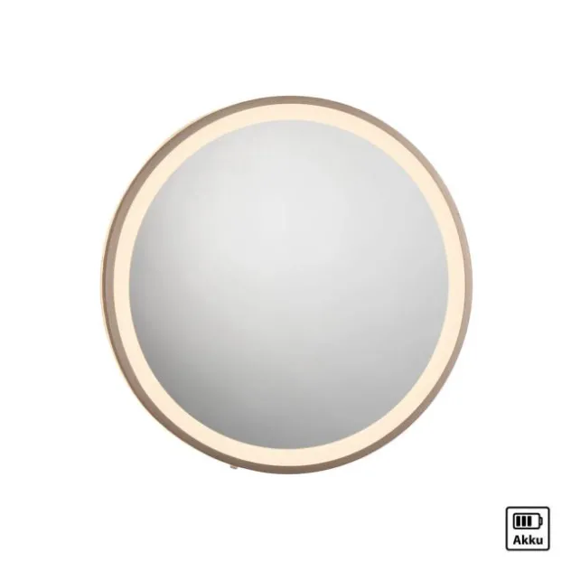 Paul Neuhaus LED Spiegel VIDRO, bronce