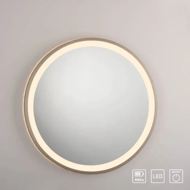 Paul Neuhaus LED Spiegel VIDRO, bronce