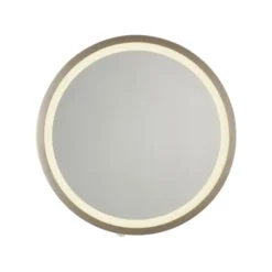 Paul Neuhaus LED Spiegel VIDRO, bronce,