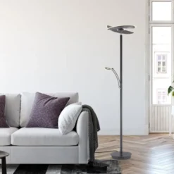 Paul Neuhaus LED Stehleuchte anthrazit dimmbar CCT Memoryfunktion