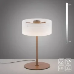 Paul Neuhaus LED Tischleuchte MARIKA, sand, Touchdimmer