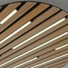 Paul Neuhaus LED Wand-Deckenleuchte Q-AKUSTIK Holz-natur Smarthome