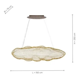 Paul Neuhaus Pendelleuchte, elegantes Designobjekt