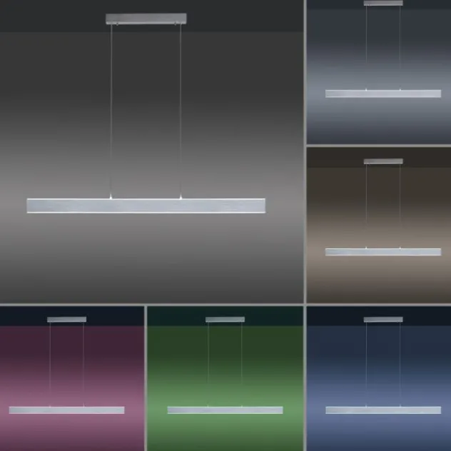 Paul Neuhaus Q ADRIANA LED Pendelleuchte Smart Home aluminium RGB