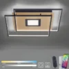 Paul Neuhaus, Q-AMIRA, LED-Deckenleuchte, schwarz-messing, Smart Home