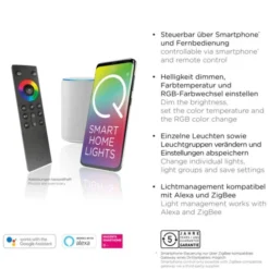 Paul Neuhaus, Q-ARIAN, LED Pendelleuchte, CCT, Smart Home