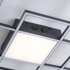 Paul Neuhaus Q-Asmin LED Deckenleuchte Smart Home 80x80 schwarz
